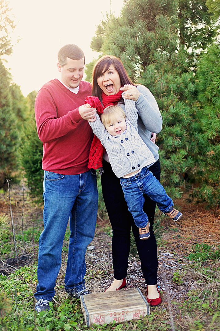 Fun family portraits NWI playing together