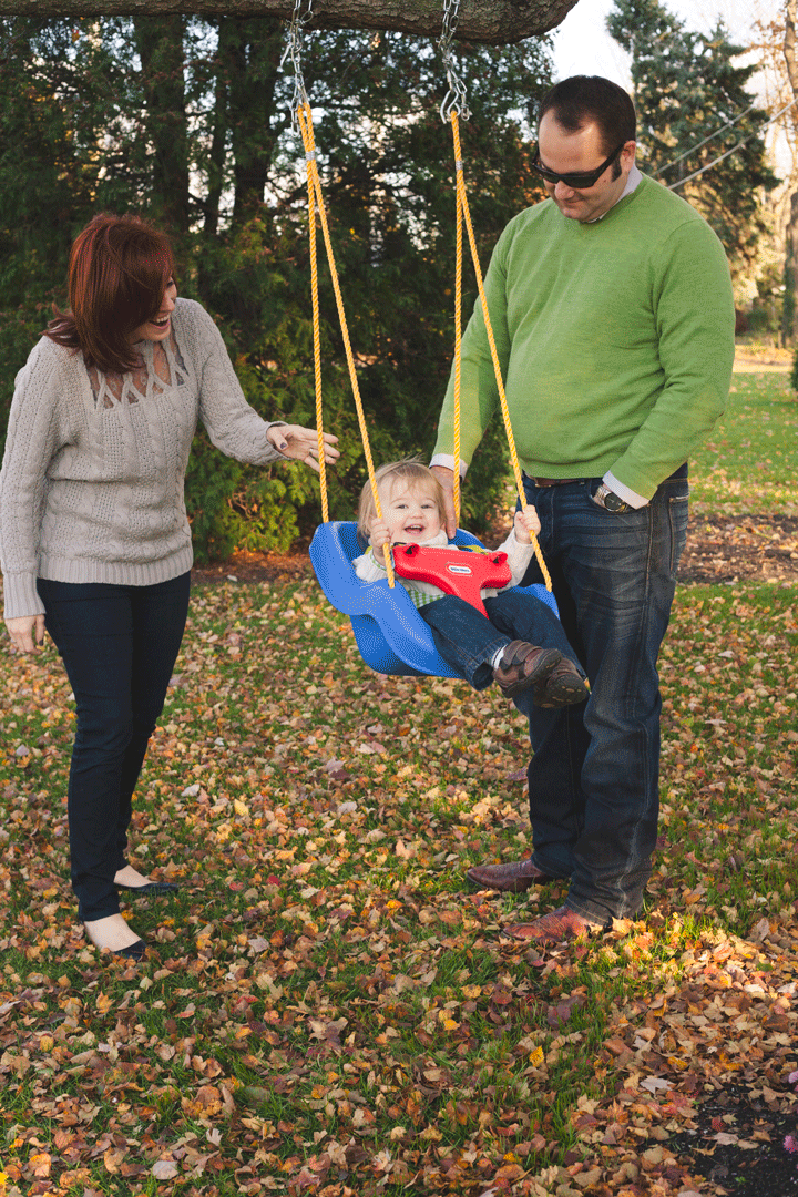 Family photographer Munster Indiana swinging