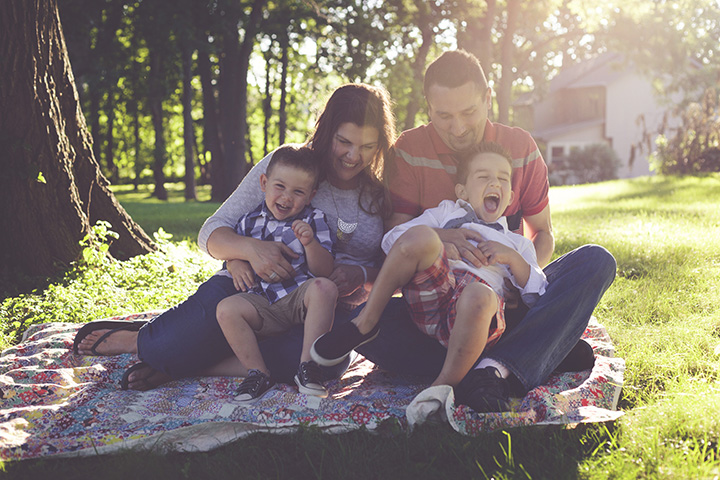loving family photography session